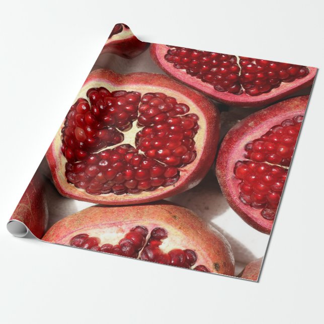 Juicy Pomegranate Frucht Geschenkpapier (Ungerollt)
