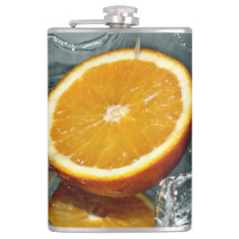 Juicy-positive Orange für Vitamin-Stimmung Flachmann