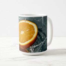 Juicy-positive Orange für Vitamin-Stimmung Kaffeetasse