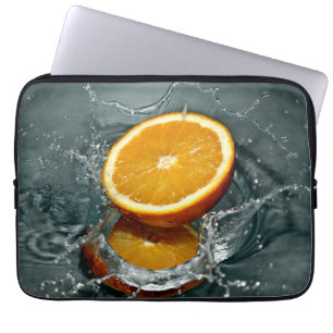 Juicy-positive Orange für Vitamin-Stimmung Laptopschutzhülle
