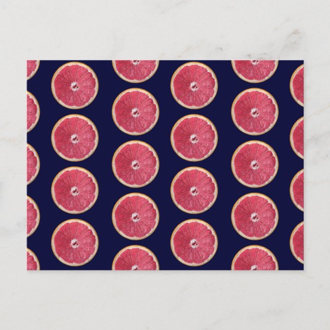 Juicy Red Grapefruit Postkarte (Vorderseite)