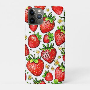Juicy Red Strawberries Muster Case-Mate iPhone Hülle