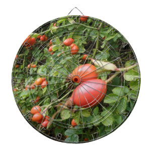 Juicy Rote Rose Hips Dart Board Dartscheibe