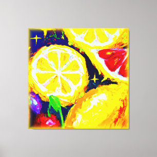Juicy Sterne und Fruchtige Himmel. Jetzt kaufen Leinwanddruck