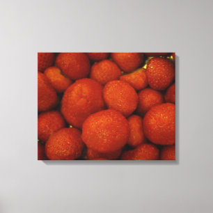 Juicy Strawberries Canvas Print Leinwanddruck
