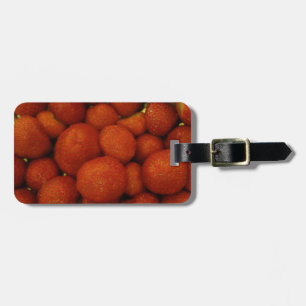 Juicy Strawberries Custom Luggage Tag Gepäckanhänger