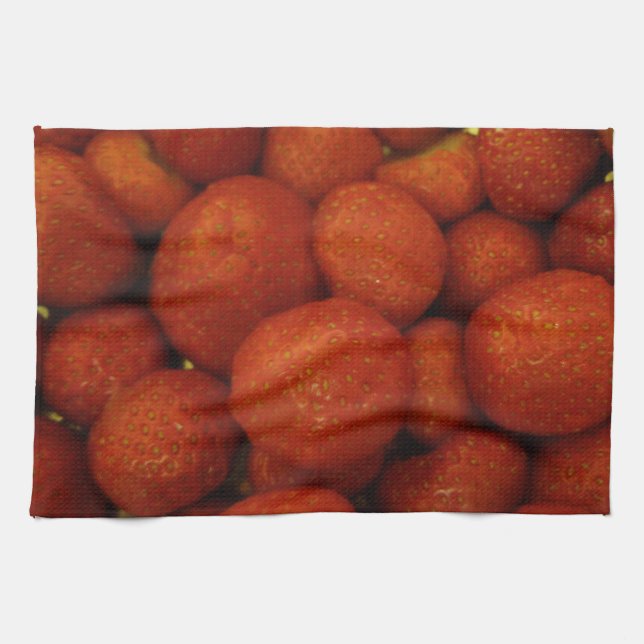 Juicy Strawberries Küchentücher (Horizontal)