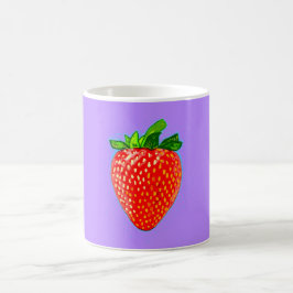Juicy Strawberry im Pop Art Style Kaffeetasse
