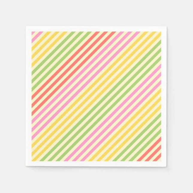 JUICY STRIPE Party Napkins Serviette (Vorderseite)
