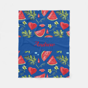 Juicy Watermelon Blanket für Säuglinge, Kinder, Er Fleecedecke
