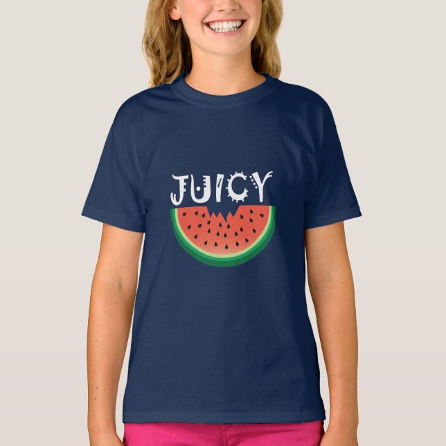 Juicy Watermelon - T - Shirt für Mädchen (Vorderseite)