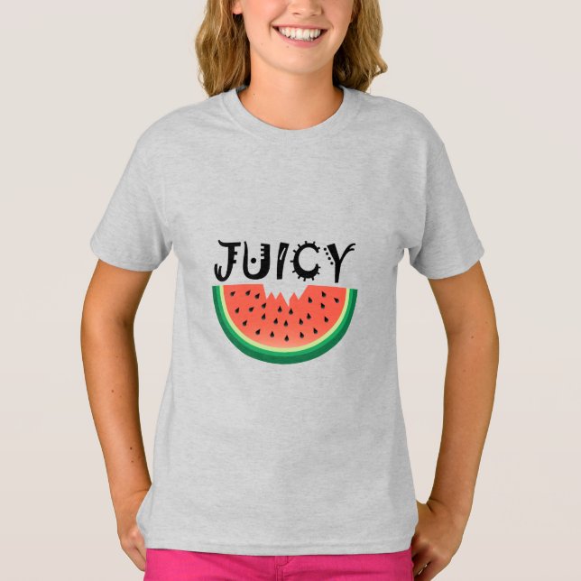 Juicy Watermelon - T - Shirt für Mädchen (Vorderseite)