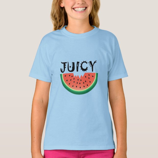 Juicy Watermelon - T - Shirt für Mädchen (Vorderseite)