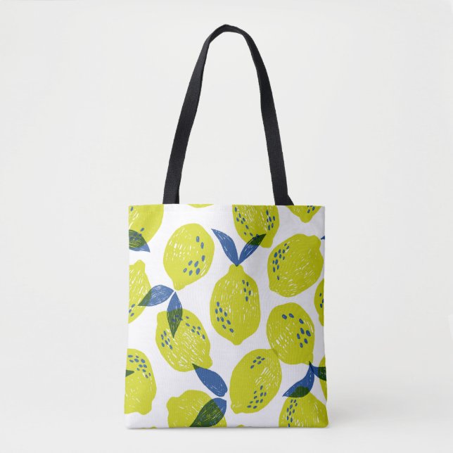 Juicy Zitronen: Vintag nahtlos. (Vorderseite)