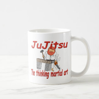 JuJitsu 363, der Kriegskunst-Cartoon denkt Tasse