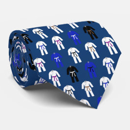 Jujitsu Jiu Jitsu Gi Pattern Krawatte