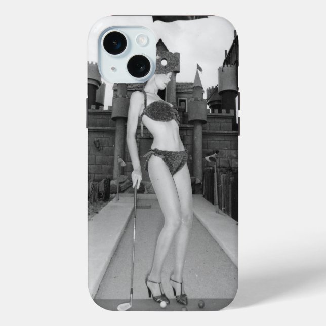 JuJu Rose Miniatur Golf Case-Mate iPhone Hülle (Rückseite)