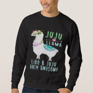 Jujullama wie ein Juju nur Phantastischen Llama Ju Sweatshirt