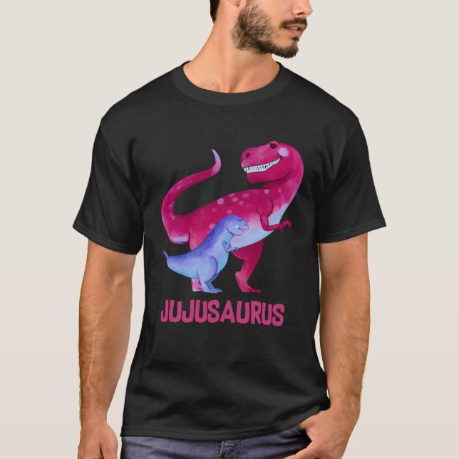 Jujusaurus Cute AMA Saurus Dinosaur Mother s Day T-Shirt (Vorderseite)