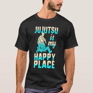 Jujutsu ist mein glücklichster Ort Jiu Jitsu Bjj M T-Shirt