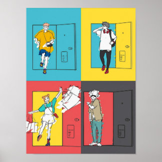 Jujutsu Kaisen Anime Doors tanzen Outro Poster
