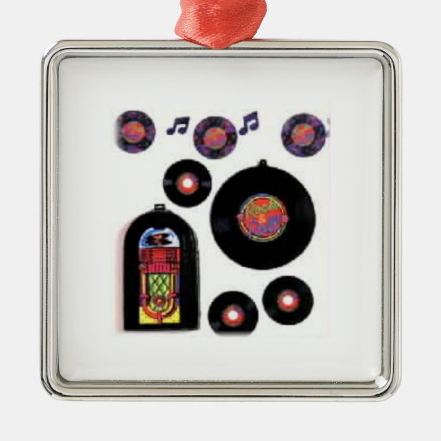 JUKE BOX UND DIE 50ER CHRISTMAS ORNAMENT (Vorne)