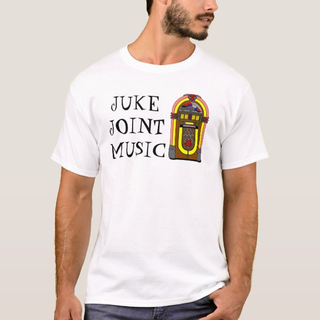 JUKE GELENK-MUSIK Retro Tanz-Musikautomat T-Shirt (Vorderseite)