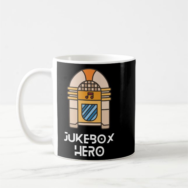 Jukebox-Held Vatertag Kaffeetasse (Links)