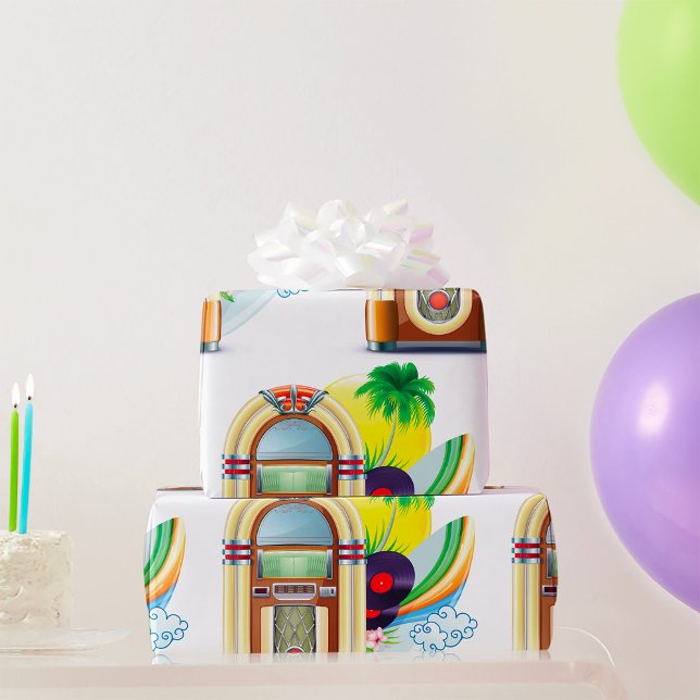 Jukebox Music Geschenkpapier (Von Creator hochgeladen)