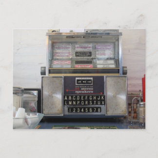 Jukebox Postkarte