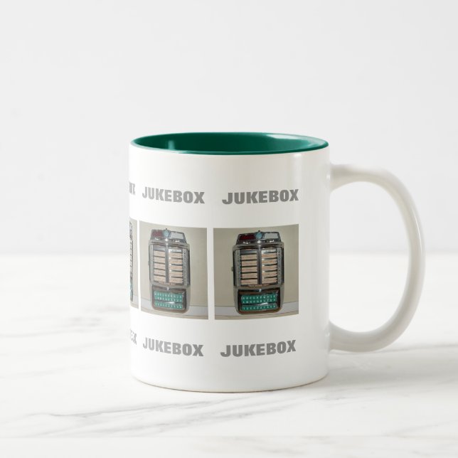JUKEBOX-Tasse Zweifarbige Tasse (Rechts)