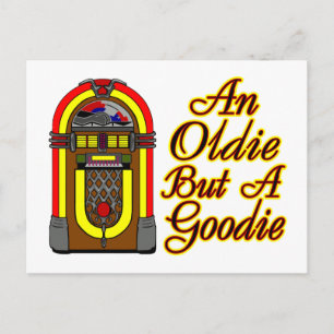 Jukebox und Oldie, aber Goodie Postkarte