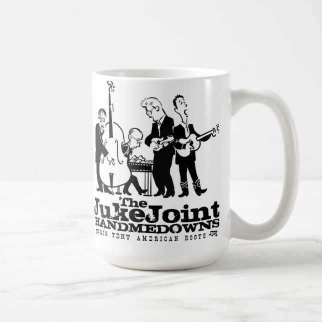 Jukejoint Handmedowns-Cartoon-Tasse Kaffeetasse (Rechts)