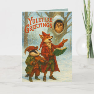 Jul-Karte gefaltete Grußkarte Karte