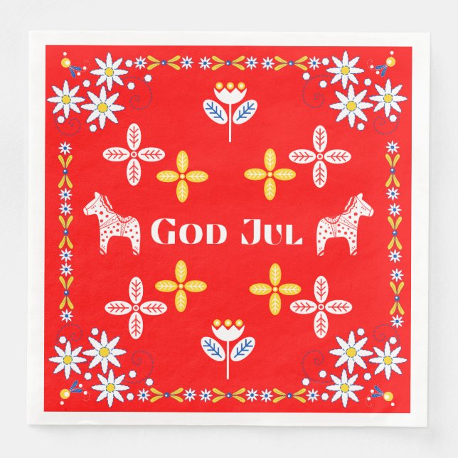 Jul napkins serviette (Vorderseite)