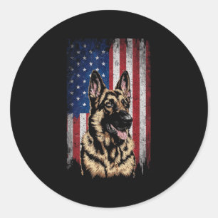 Jul. Patriotic Usa Indepen Runder Aufkleber