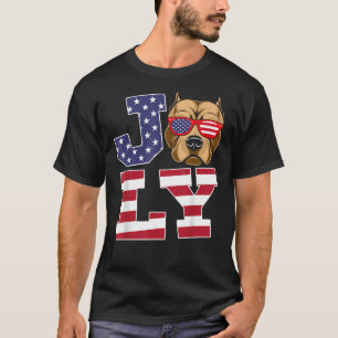 Jul Pride American Independence Day 4. Juli Pitb T-Shirt