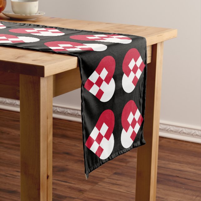 Jule Heart Großer Tischläufer (Beispiel)