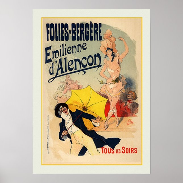 Jules Chéret,advertisment,1890 Poster (Vorne)