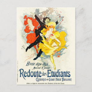 Jules Cheret Art Nouveau Postkarte