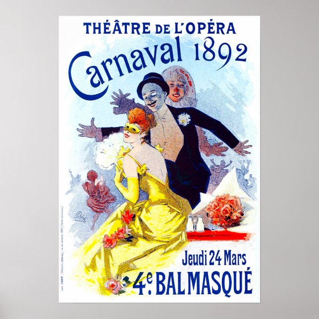 Jules Cheret Carnaval Poster (Vorne)