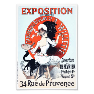 Jules Cheret Exposition Art Nouveau Print Fotodruck