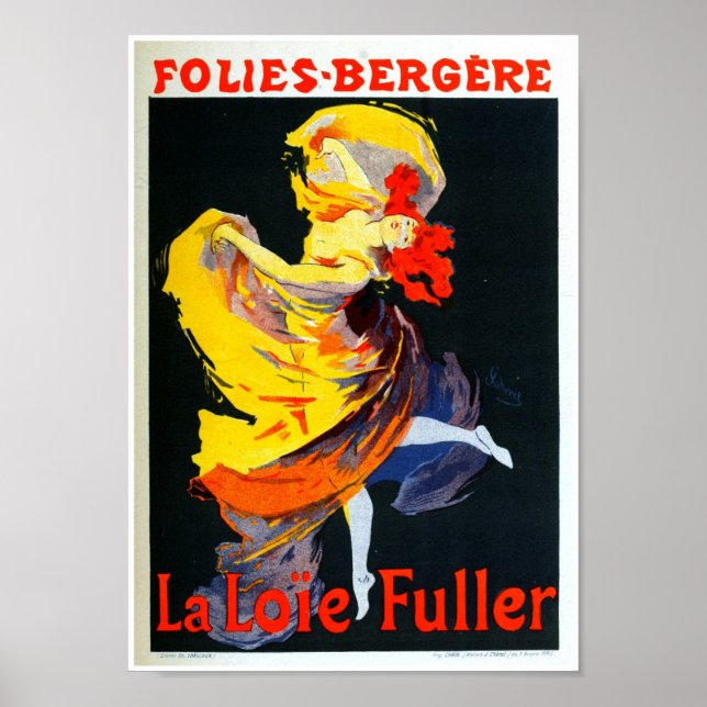 Jules Cheret-Folies Berger Poster (Vorne)