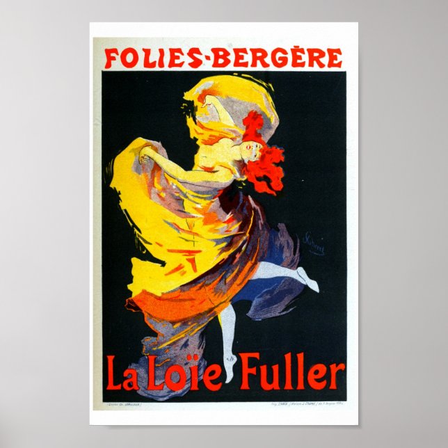 Jules Cheret-Folies Berger Poster (Vorne)
