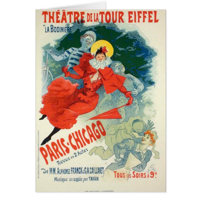 Jules Cheret Kunstposter (Vorne)