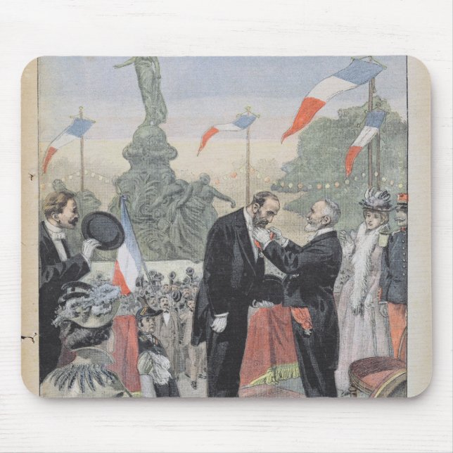 Jules Dalou, der mit der Medaille zugesprochen Mousepad (Vorne)