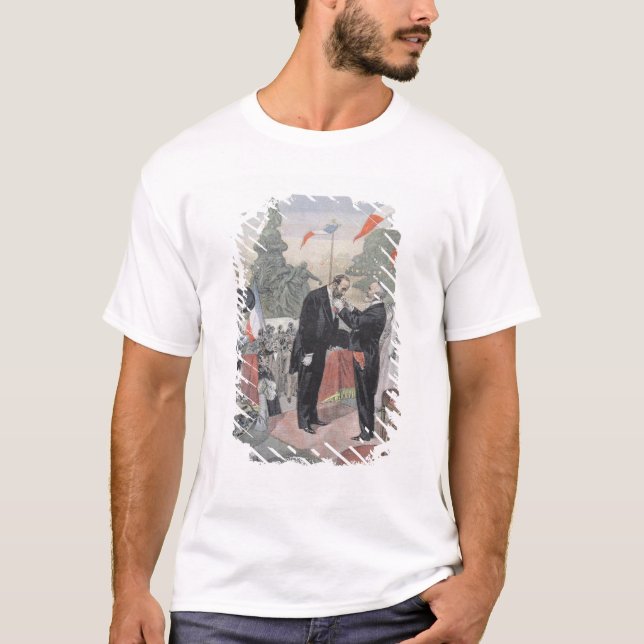 Jules Dalou, der mit der Medaille zugesprochen T-Shirt (Vorderseite)