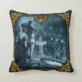 Jules Verne 20000 Ligen Throw Kissen 1