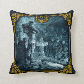 Jules Verne 20000 Ligen Throw Kissen 1
