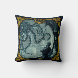 Jules Verne 20000 Ligen Throw Pillow 2 Kissen